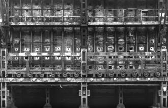 Gaswerk Potsdam mit Kohlespeicher, 1995 © Potsdam Museum,