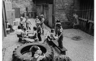 Benkertstraße 23, Kindergarten, Hof 1977-78 © Potsdam Museum