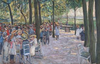 Theo von Brockhusen, Schulausflug, 1908, Privatbesitz (Ausschnitt), Foto: Michael Lüder