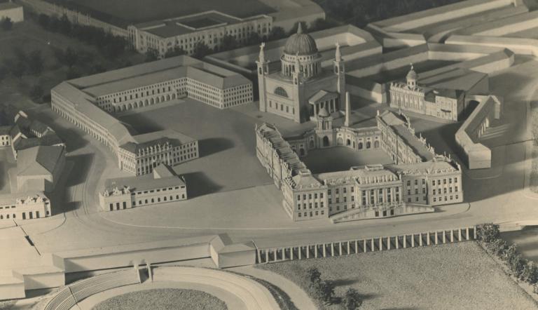 Modell des Potsdamer Stadtzentrums 1951 (vermutl.)
