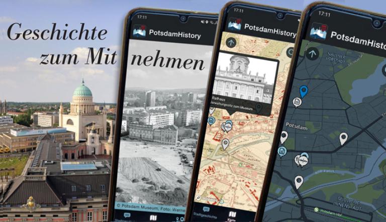 PotsdamHistory App Werbemotiv