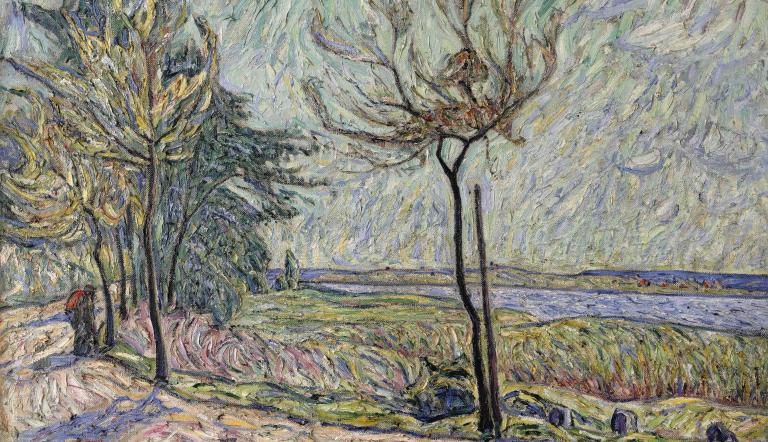 Gemälde mit Landschaft