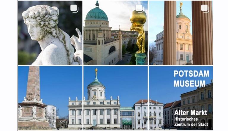 Screenshot vom Instagram-Auftritt des Potsdam Museums Screenshot vom Instagram-Auftritt des Potsdam Museums