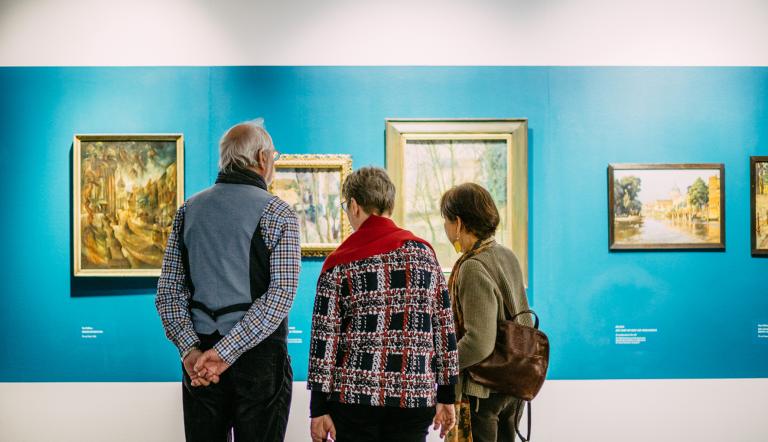 Ausstellungsbesucher, Potsdam Museum,