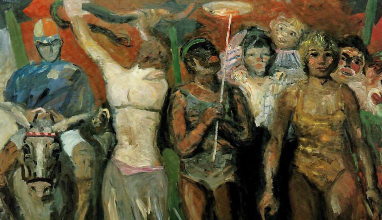 Ausschnitt Harald Metzkes, Das Finale, 1988 © VG Bildkunst 2017, Ausschnitt Harald Metzkes, Das Finale, 1988 © VG Bildkunst 2017,