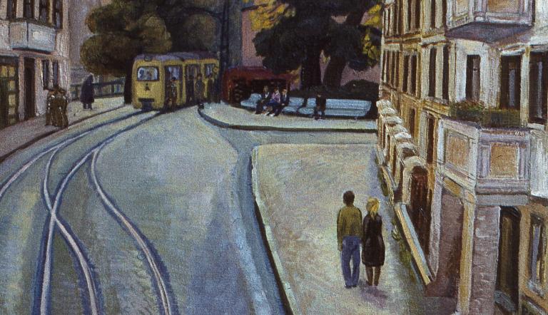 Peter Rohn, Geschwister-Scholl-Straße am Sonntag © Privatbesitz,