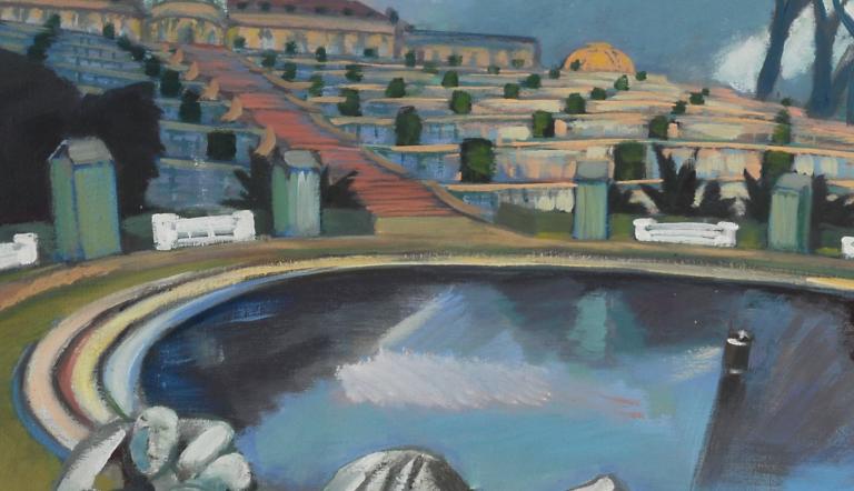 Peter Rohn,Sanssouci im Winter, © SPSG,