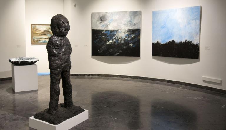 Einblick in die Ausstellung "ARMANDO - Bruchstücke/Brokstukken" © Potsdam Museum,