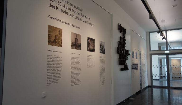 Einblick in die Foyerausstellung © Potsdam Museum,