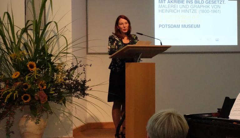 Eröffnungsrede der Direktorin des Potsdam Museum, Dr. Jutta Götzmann © Potsdam Museum,