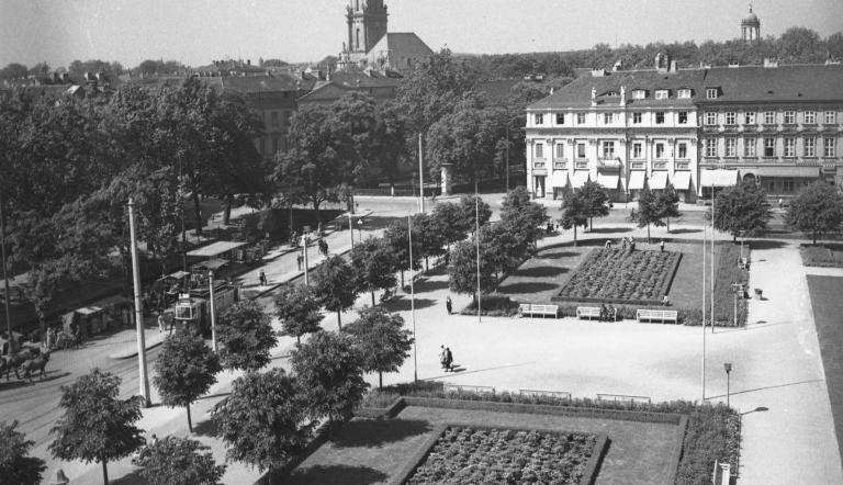 Blick vom Dach der Hauptpost, 1936 © Potsdam Museum,