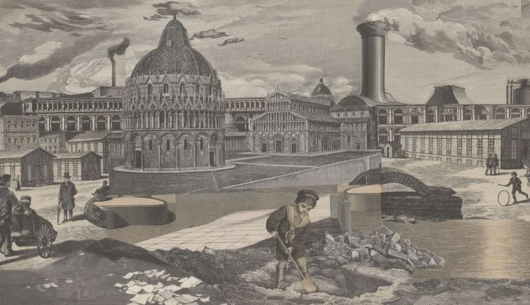 Peter Weiss, Abschied von den Eltern, Collage II, 1960/62, Akademie der Künste Berlin, Kunstsammlung Peter Weiss, Abschied von den Eltern, Collage II, 1960/62, Akademie der Künste Berlin, Kunstsammlung