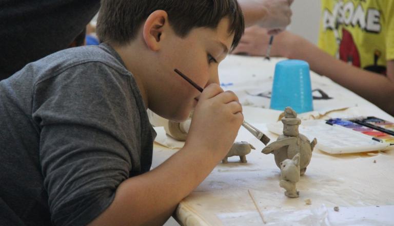 Kinderworkshop in der Ständige Ausstellung © Potsdam Museum,