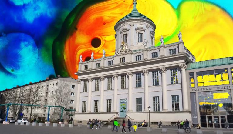 STADT – LICHT – KUNST, Lichtinstallation Achim Mogge