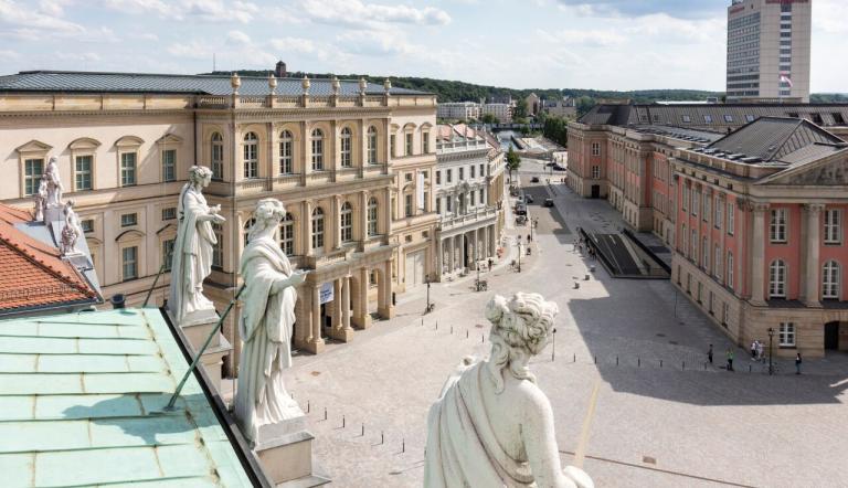Blick vom Potsdam Museum, Foto: P.M. Bauers, Lizenz: Potsdam Museum