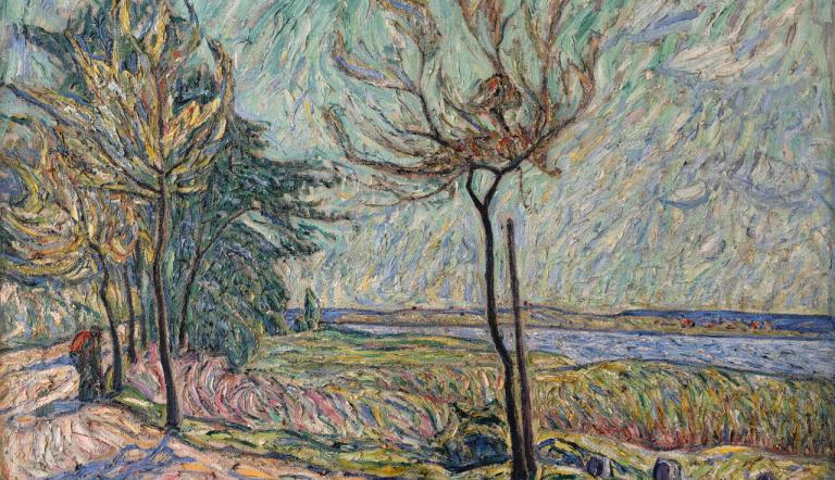 Theo von Brockhusen, An der Havel, um 1912, Privatbesitz , Foto: M. Lüder, Lizenz: Privatbesitz