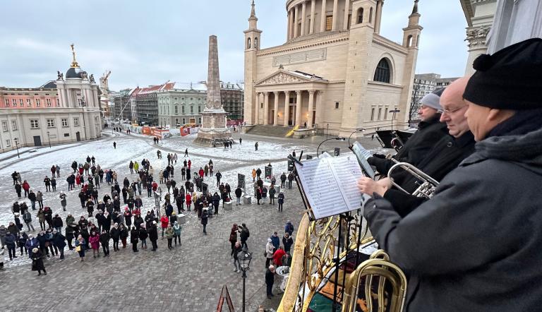 Potsdamer Adventsturmblasen, Foto: Frank Braun, Lizenz: Frank Braun