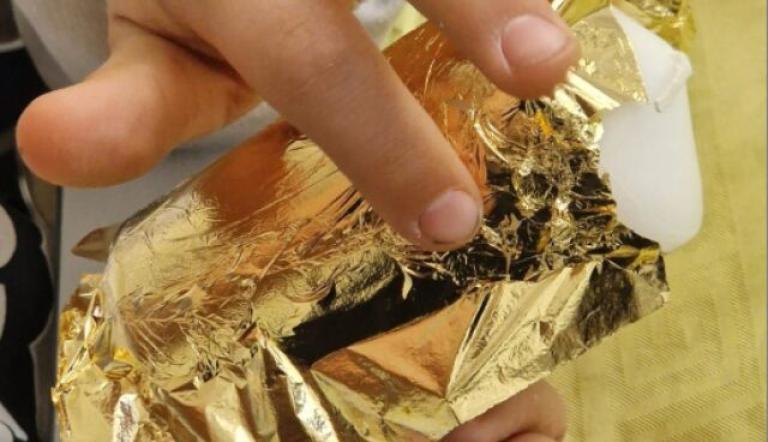 Workshop: Alles gold was glänzt  , Foto: Ute Meesmann, Lizenz: Potsdam Museum