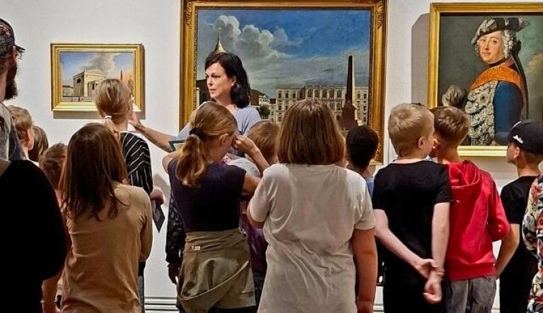 Workshop: Alles gold was glänzt , Foto: Johanna Felsberg, Lizenz: Potsdam Museum