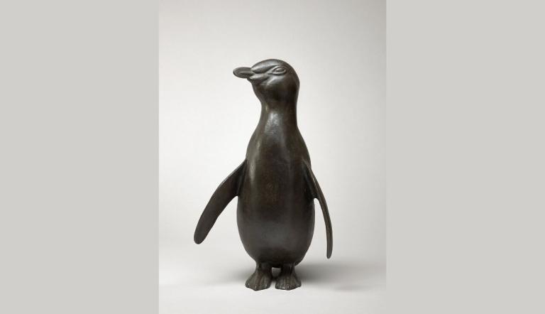 August Gaul, Pinguin, 1914-1920, Foto: Kulturstiftung Sachsen-Anhalt, Kunstmuseum Moritzburg Halle (Saale), Lizenz: Kulturstiftung Sachsen-Anhalt, Kunstmuseum Moritzburg Halle (Saale)