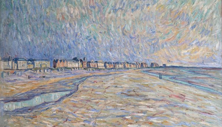 Theo von Brockhusen, Häuser am Strand (Nieuwpoort), um 1909, Privatbesitz (Ausschnitt), Foto: Michael Lüder