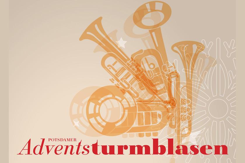 Grafik mit Trompeten