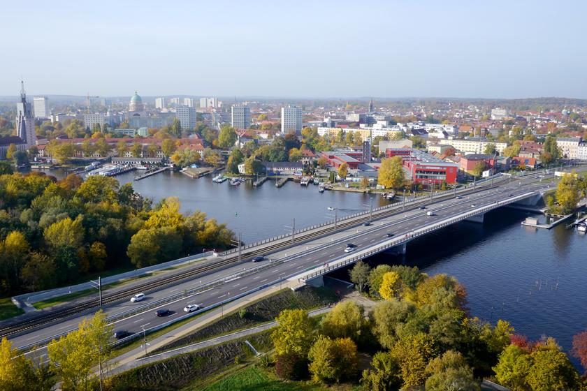 Luftbild Nuthestraße heute