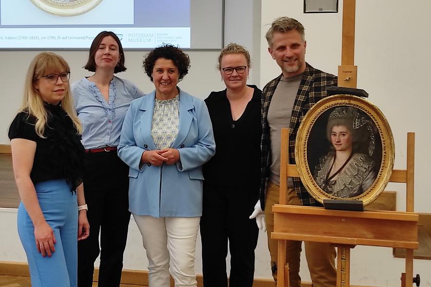 v.l. Christiane Schmidt, Constanze Köster, Brigitte Meier, Uta Kumlehn, Thomas Steller