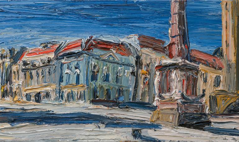 Gemälde von Christopher Lehmpfuhl vom Alten Markt